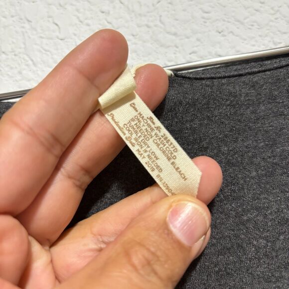 Matilda Jane Women's Shift Dress Gray Large Jersey Knit Bell Sleeve Round Neck - Picture 7 of 8